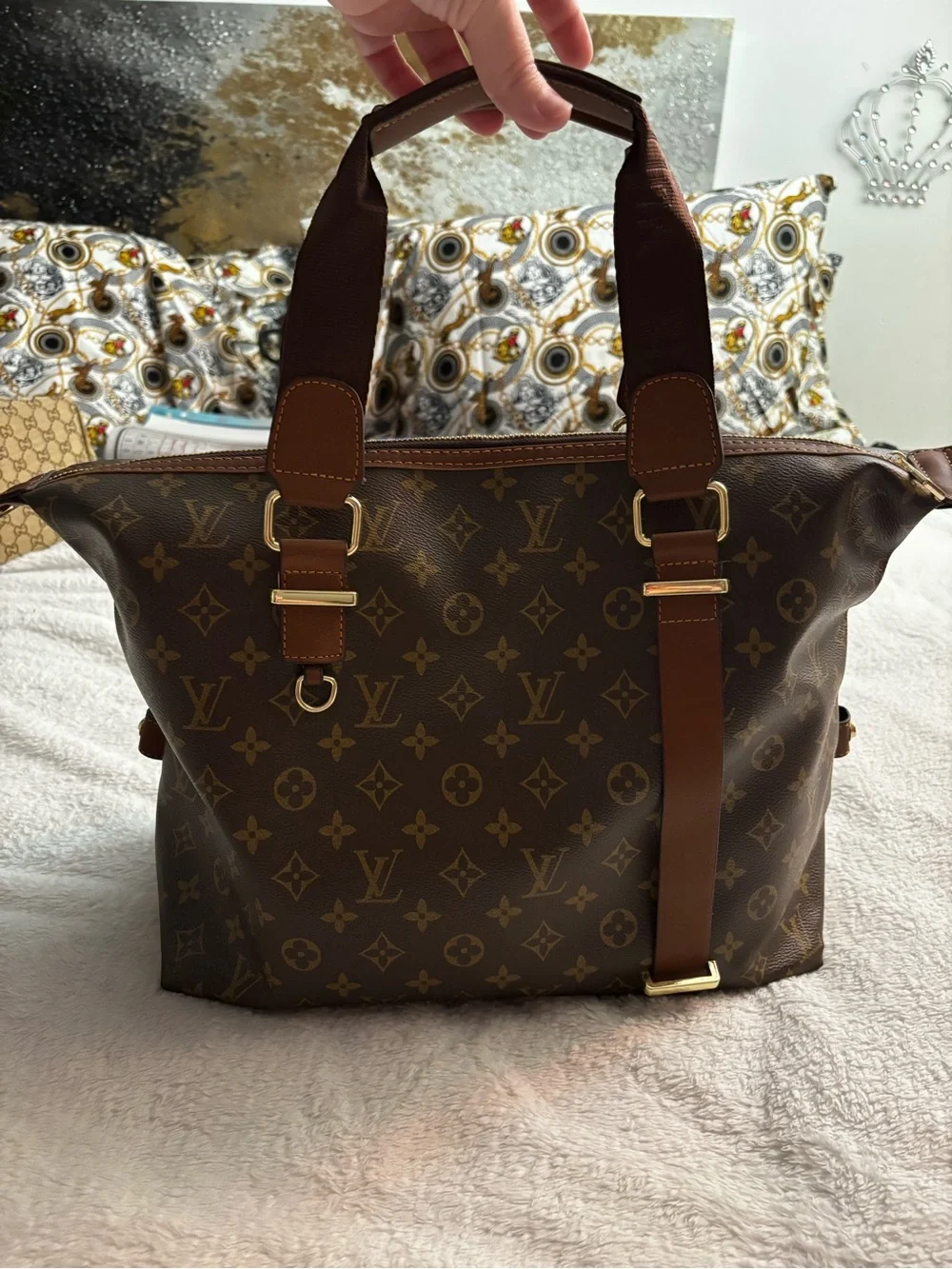 High End FASHION Bag Monogram Canvas Tote Bag